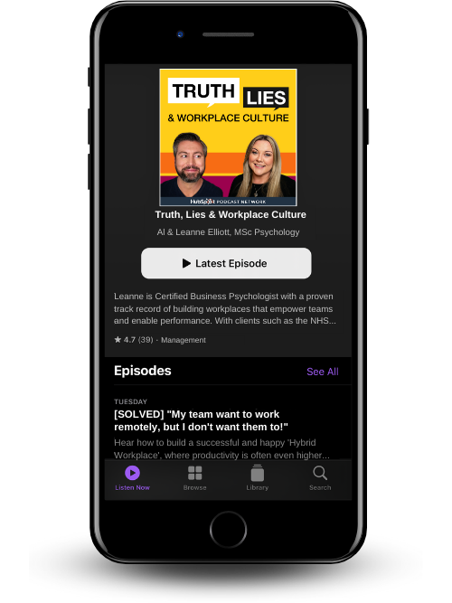 Truths, Lies and work podcast