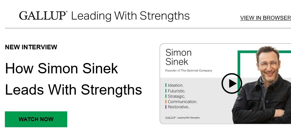 Simon Sinek top 5 Strengths