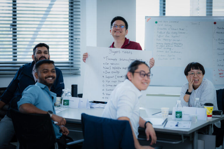 Participants sharing their brainstorming ideas