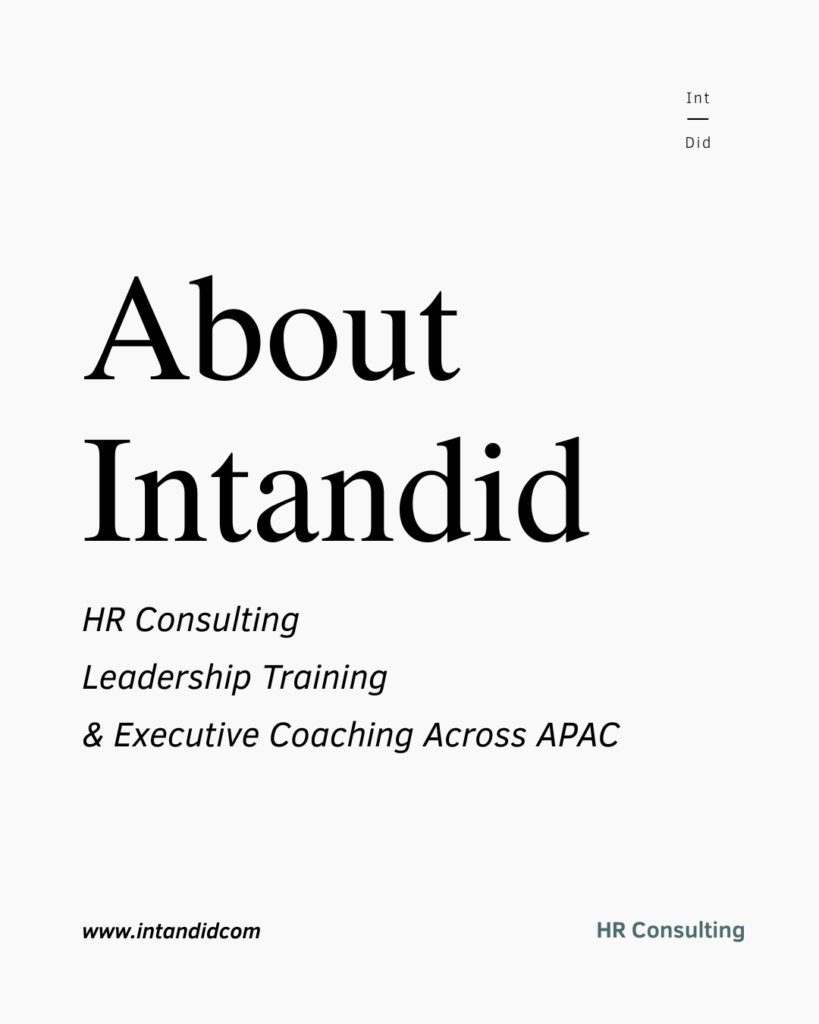 About Intandid : HR consulting & training